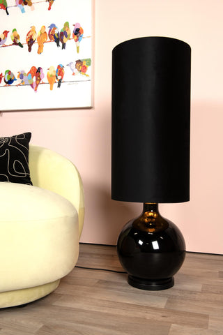 ESTERAD - Vloerlamp - Ø 34 cm - 1xE27 - Zwart