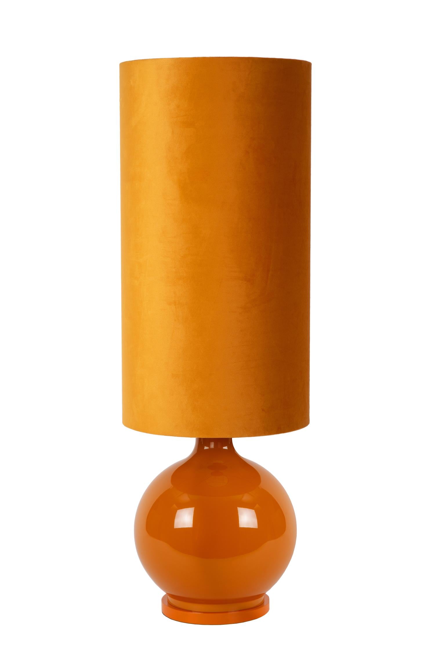 ESTERAD - Vloerlamp - Ø 34 cm - 1xE27 - Okergeel