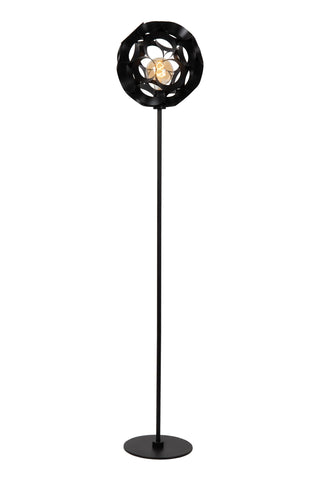 HANNELORE - Floor lamp - Ø 30 cm - 1xE27 - Black