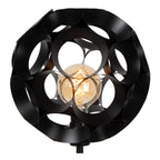 HANNELORE - Floor lamp - Ø 30 cm - 1xE27 - Black