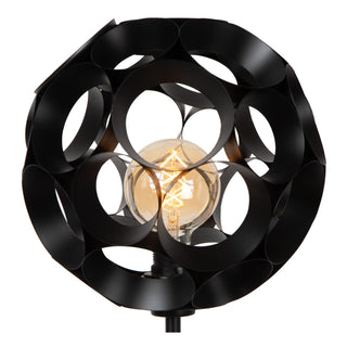 HANNELORE - Floor lamp - Ø 30 cm - 1xE27 - Black