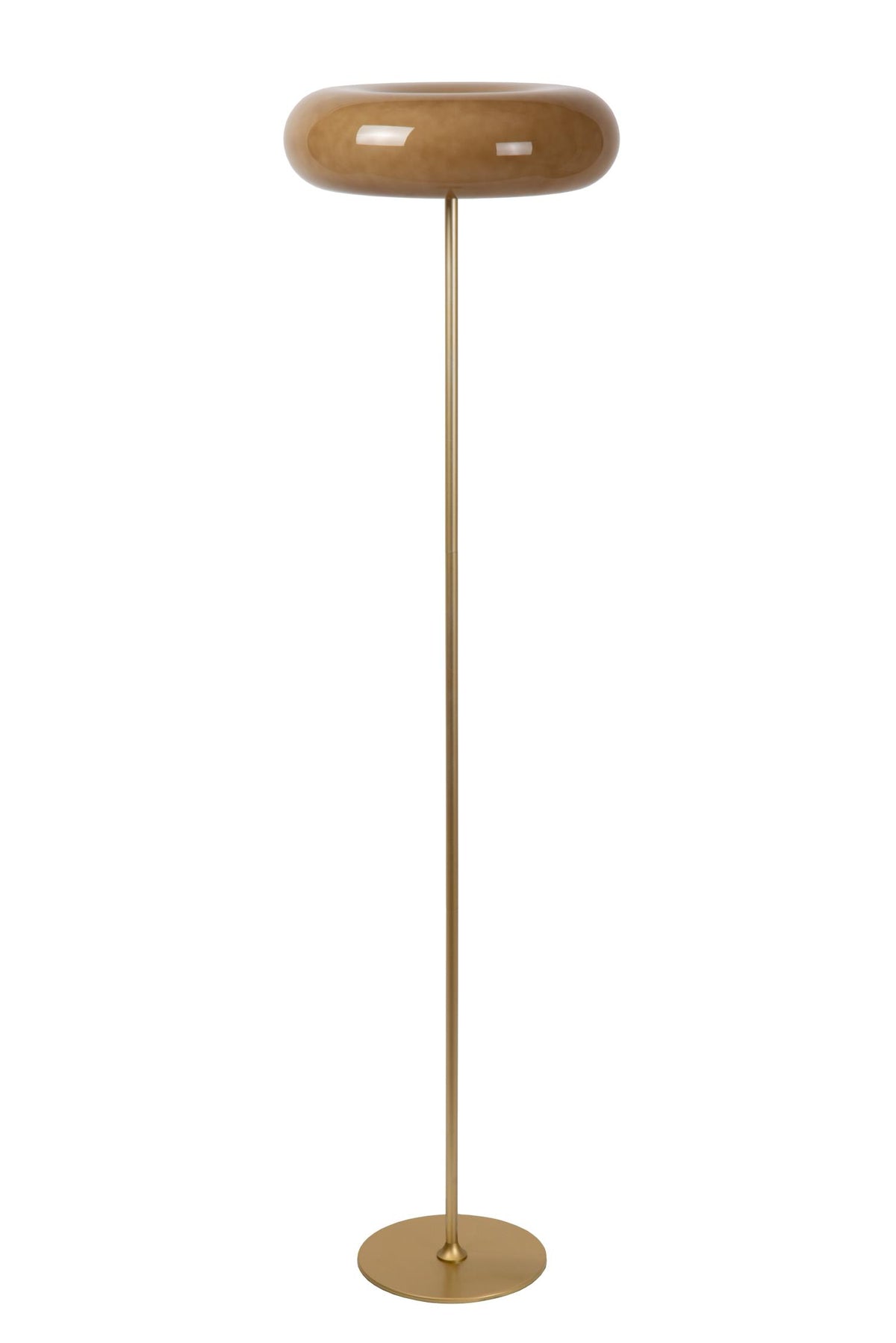 Lucide - SENTINO - Vloerlamp - Ø 40 cm - 3xG9 - Taupe - IP20