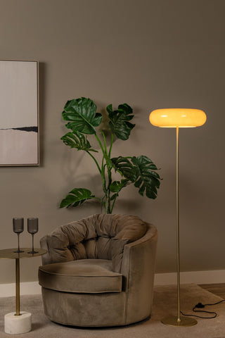 Lucide - SENTINO - Floor lamp - Ø 40 cm - 3xG9 - Taupe - IP20