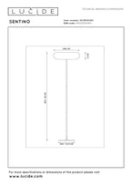 Lucide - SENTINO - Floor lamp - Ø 40 cm - 3xG9 - Orange - IP20