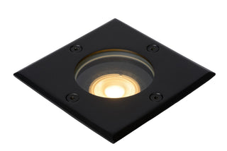 BILTIN - Spot de sol Intérieur/Extérieur - 1xGU10 - IP67 - Noir