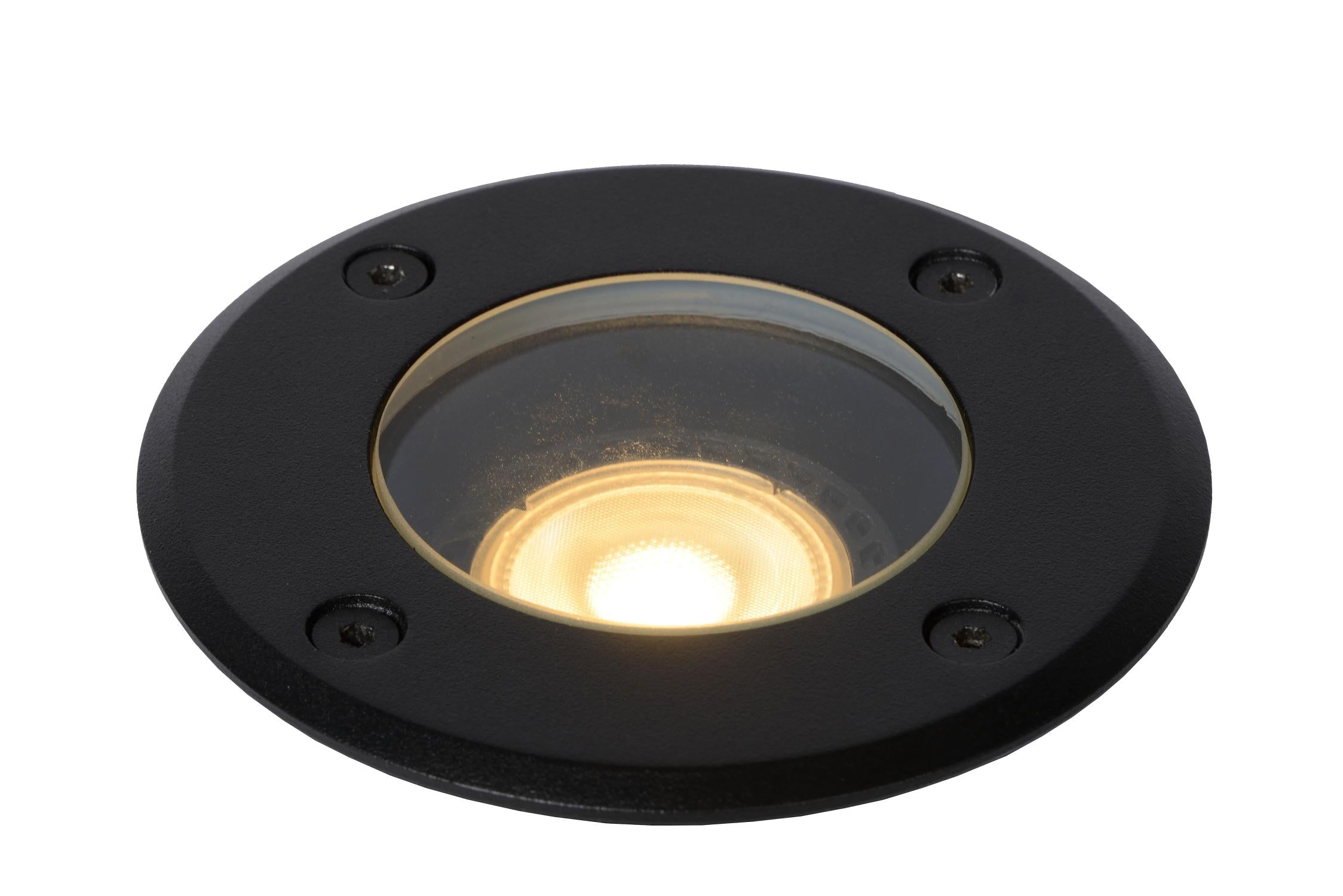 BILTIN - Ground spot Indoor/Outdoor - Ø 10.8 cm - 1xGU10 - IP67 - Black