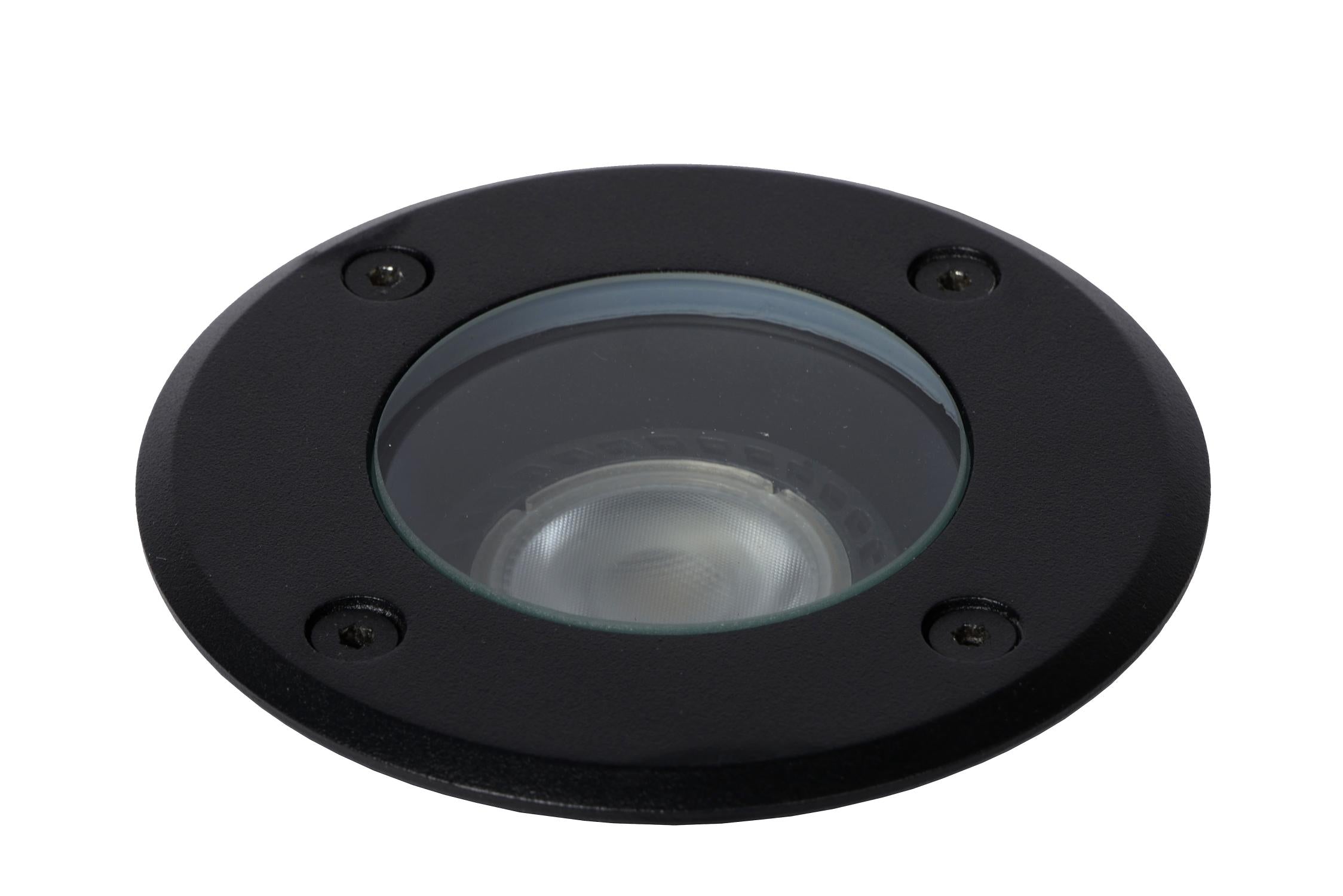BILTIN - Ground spot Indoor/Outdoor - Ø 10.8 cm - 1xGU10 - IP67 - Black