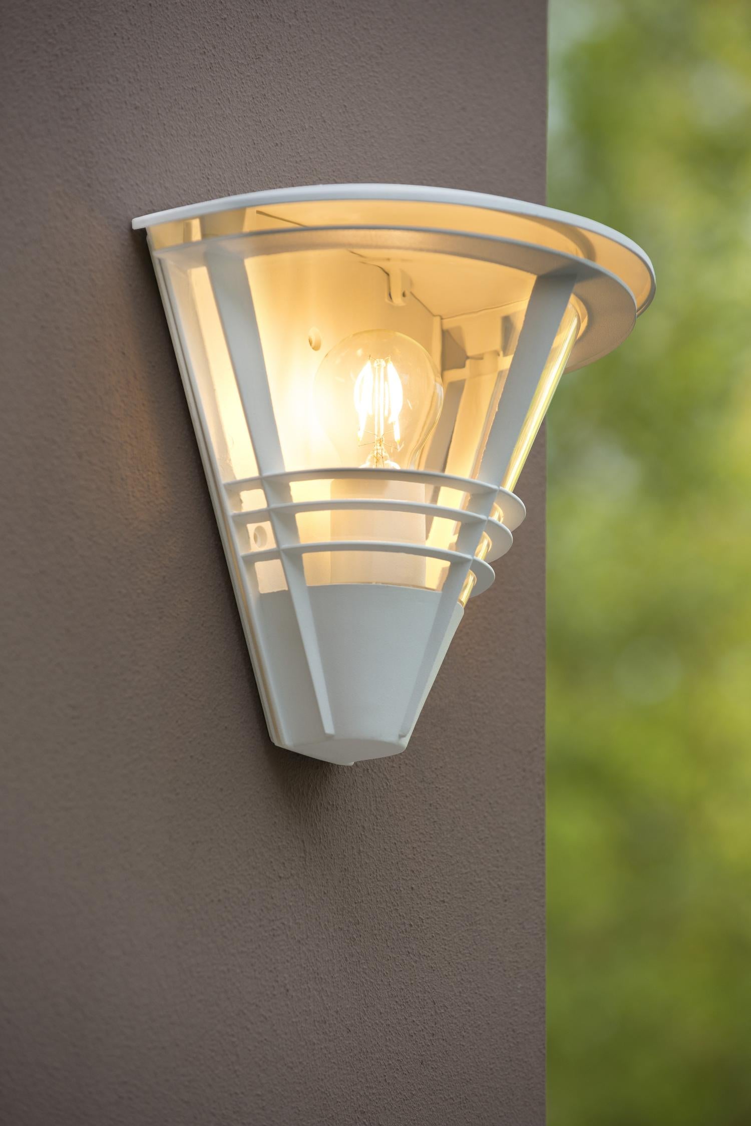 LIVIA - Wandlamp Binnen/Buiten - 1xE27 - IP44 - Wit