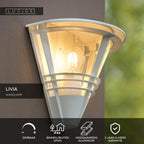 LIVIA - Wandlamp Binnen/Buiten - 1xE27 - IP44 - Wit