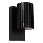 TIMBALA - Spot mural / Applique murale Intérieur/Extérieur - 1xGU10 - IP44 - Noir | Essential