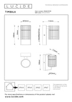 TIMBALA - Spot mural / Applique murale Intérieur/Extérieur - 1xGU10 - IP44 - Noir | Essential