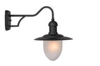 ARUBA - Applique murale Intérieur/Extérieur - Ø 25 cm - 1xE27 - IP44 - Noir