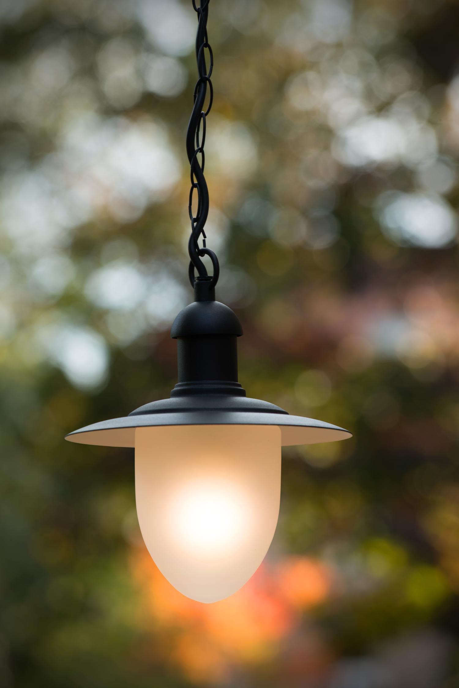 ARUBA - Suspension Intérieur/Extérieur - Ø 25 cm - 1xE27 - IP44 - Noir