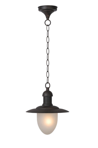 ARUBA - Suspension Intérieur/Extérieur - Ø 25 cm - 1xE27 - IP44 - Brun rouille