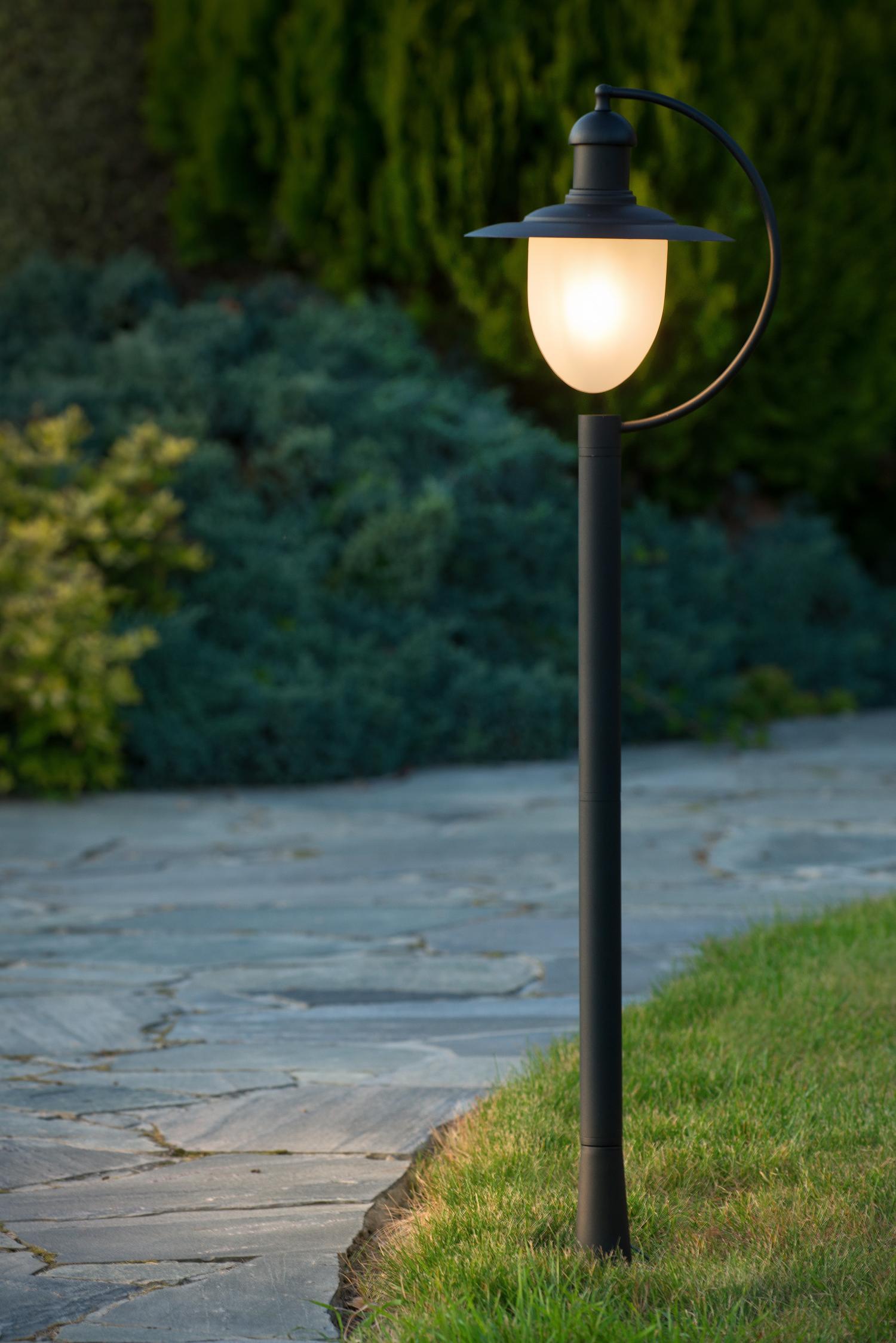 ARUBA - Lamp post - Ø 25 cm - 1xE27 - IP44 - Black