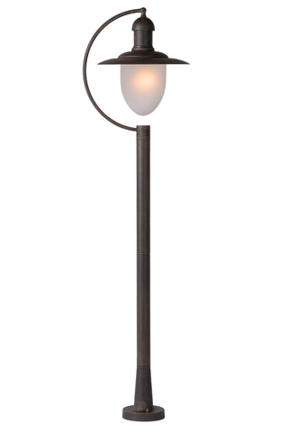 ARUBA - Lamp post - Ø 25 cm - 1xE27 - IP44 - Rust brown