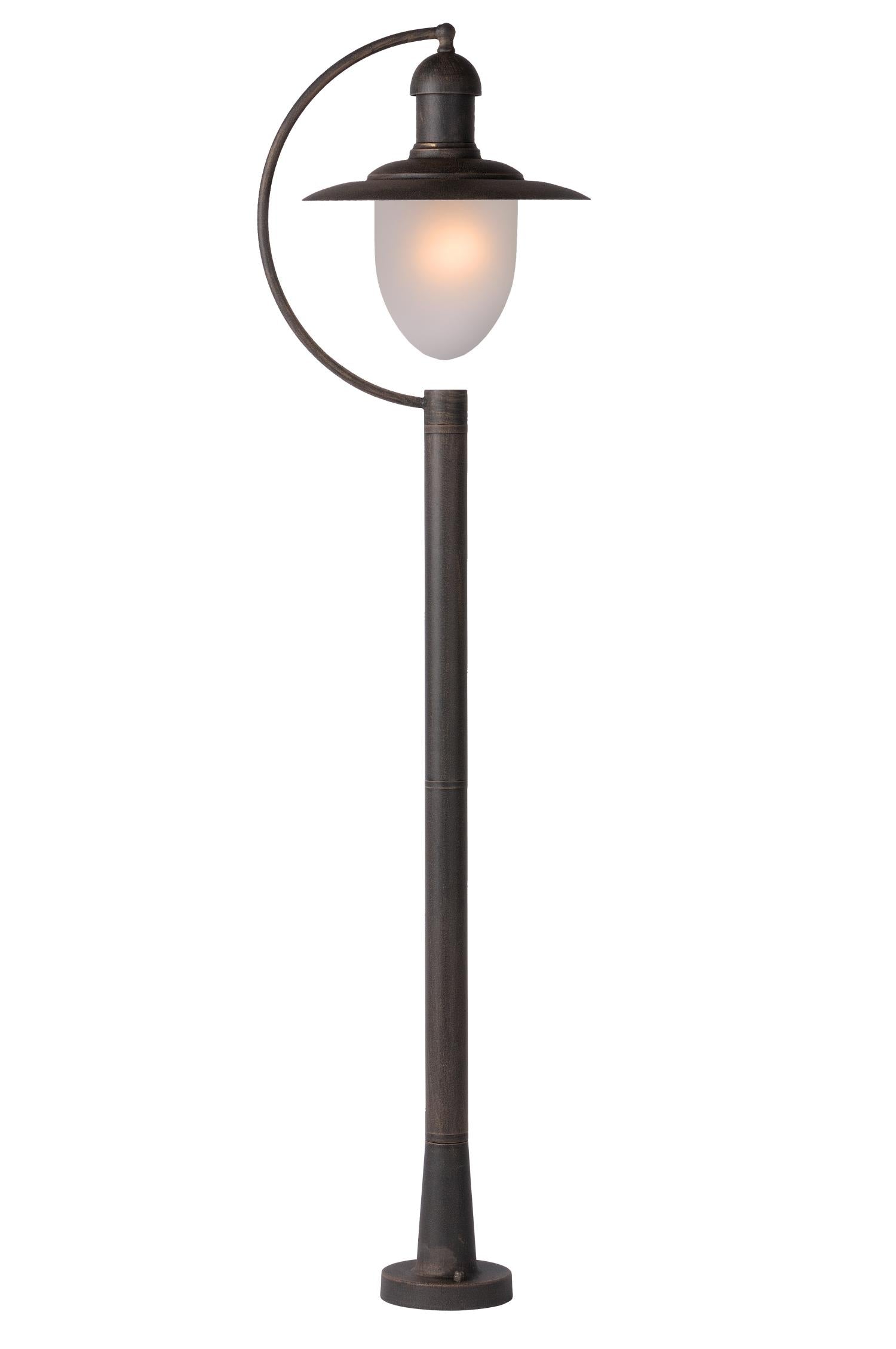 ARUBA - Lamp post - Ø 25 cm - 1xE27 - IP44 - Rust brown