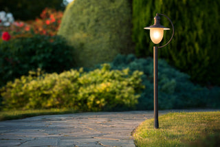ARUBA - Lamp post - Ø 25 cm - 1xE27 - IP44 - Rust brown