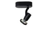 JASTER-LED - Spot plafonnier - LED - GU10 - 1x5W 2700K - Noir