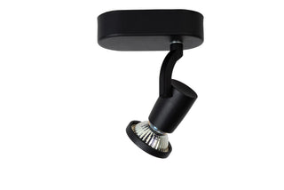JASTER-LED - Spot plafonnier - LED - GU10 - 1x5W 2700K - Noir
