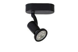 JASTER-LED - Spot plafonnier - LED - GU10 - 1x5W 2700K - Noir