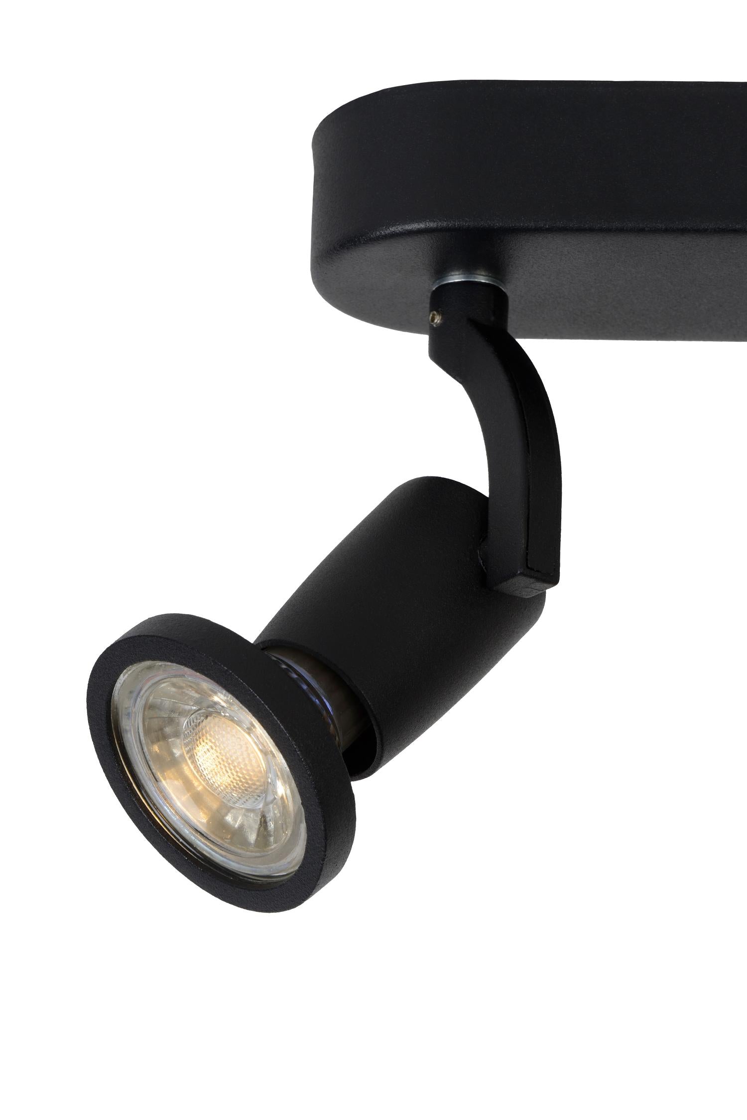 JASTER-LED - Spot plafonnier - LED - GU10 - 2x5W 2700K - Noir