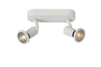 JASTER-LED - Ceiling spot - LED - GU10 - 2x5W 2700K - White