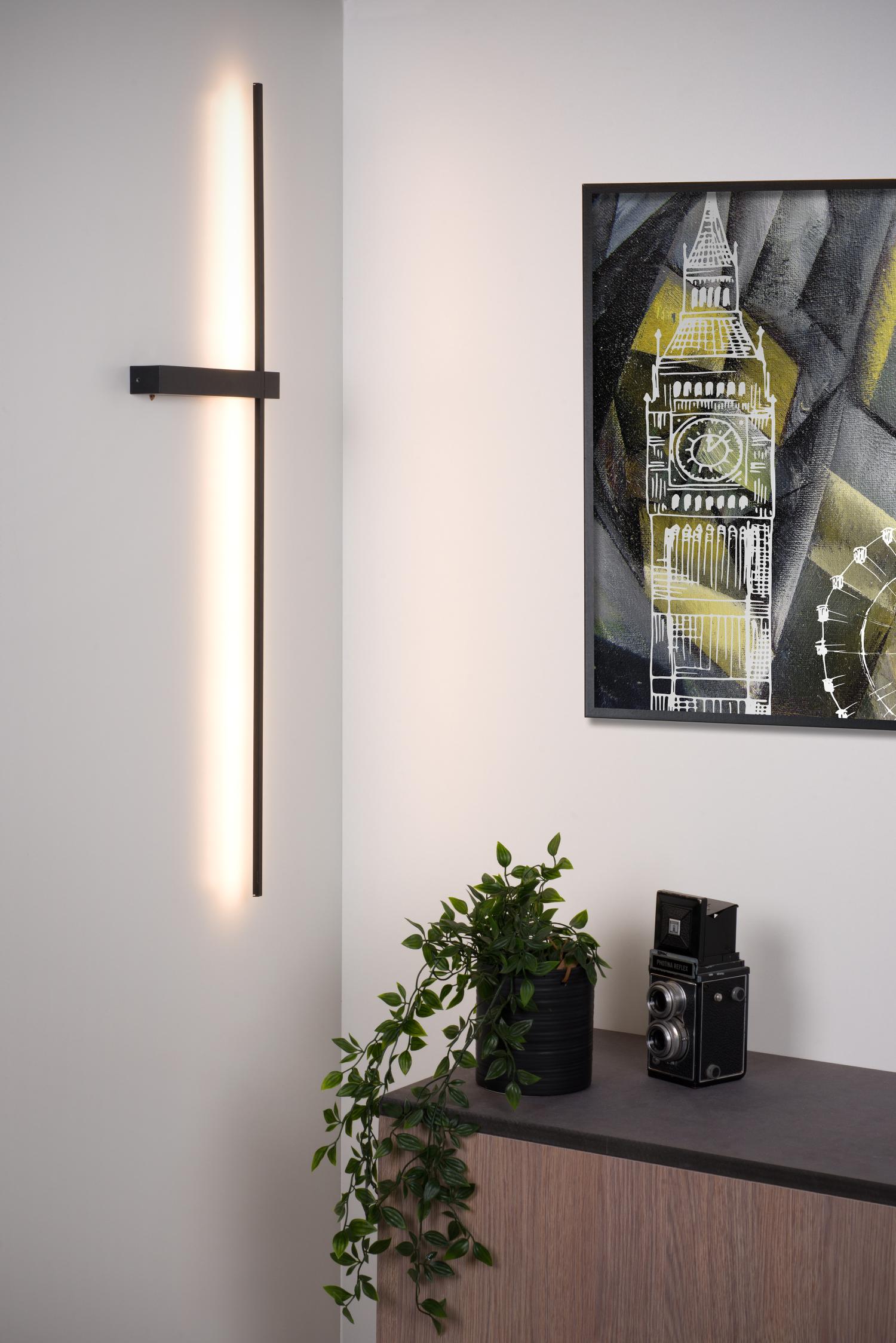 SEGIN - Wandlamp - LED - 1x10W 2700K - Zwart