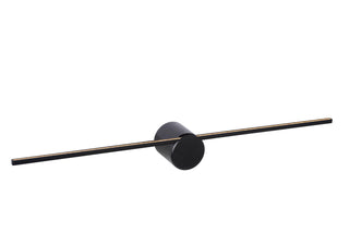 MIZAR - Applique murale Salle de bain - LED - 1x6W 2700K - IP44 - Noir