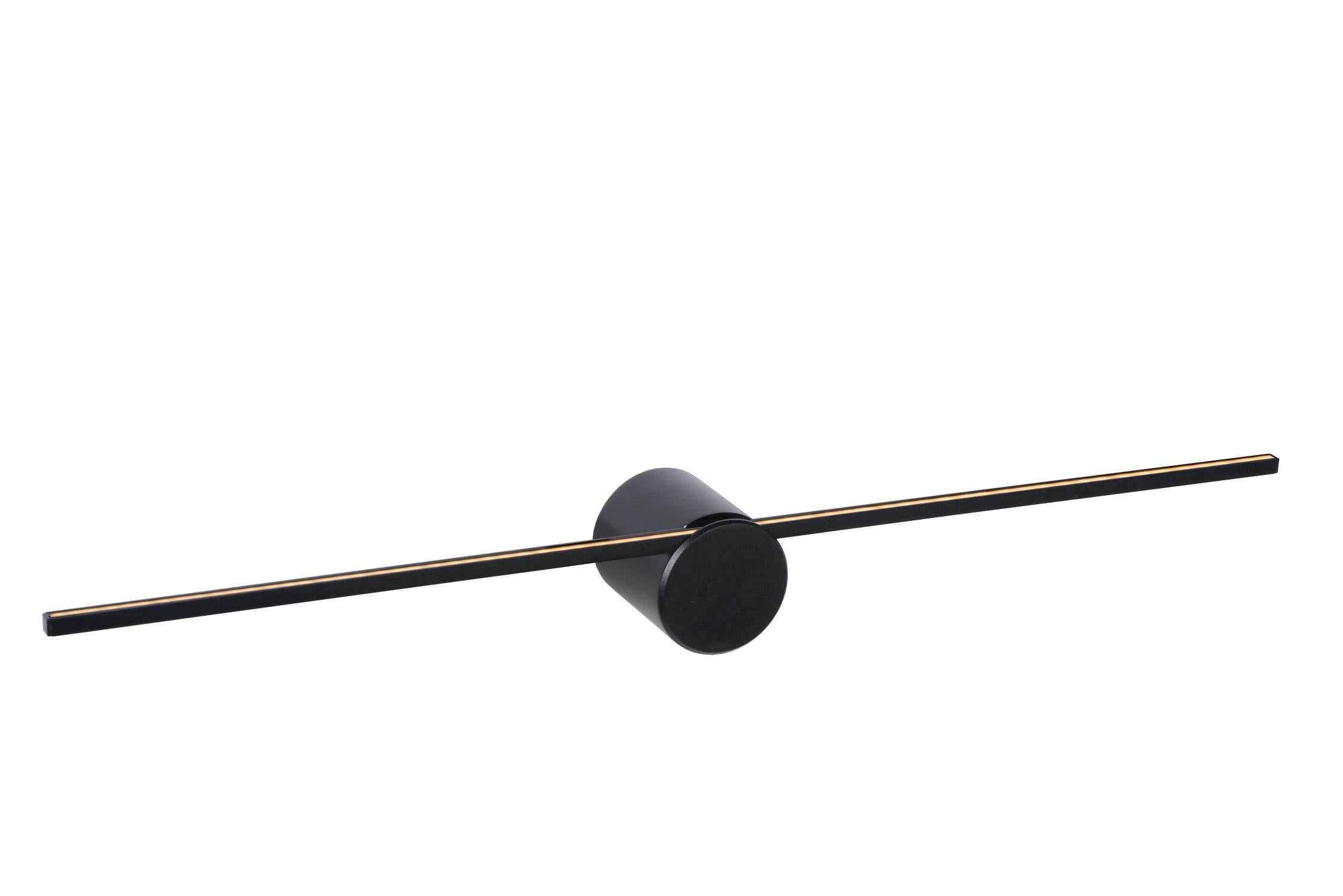 MIZAR - Applique murale Salle de bain - LED - 1x6W 2700K - IP44 - Noir