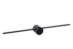 MIZAR - Applique murale Salle de bain - LED - 1x6W 2700K - IP44 - Noir