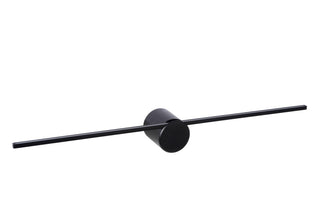 MIZAR - Applique murale Salle de bain - LED - 1x6W 2700K - IP44 - Noir