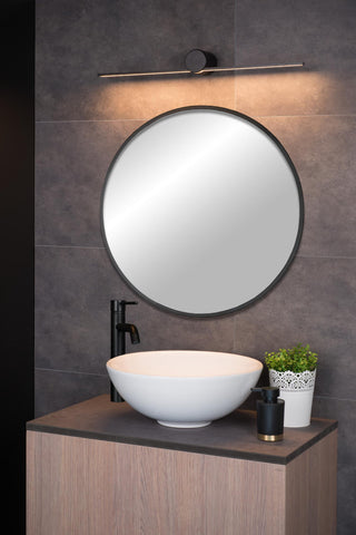 MIZAR - Applique murale Salle de bain - LED - 1x6W 2700K - IP44 - Noir