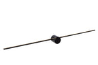 MIZAR - Wandlamp Badkamer - LED - 1x11W 2700K - IP44 - Zwart