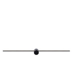 MIZAR - Wandlamp Badkamer - LED - 1x11W 2700K - IP44 - Zwart