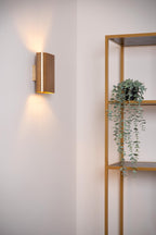 OVALIS - Wandlamp - 2xE14 - Mat Goud / Messing