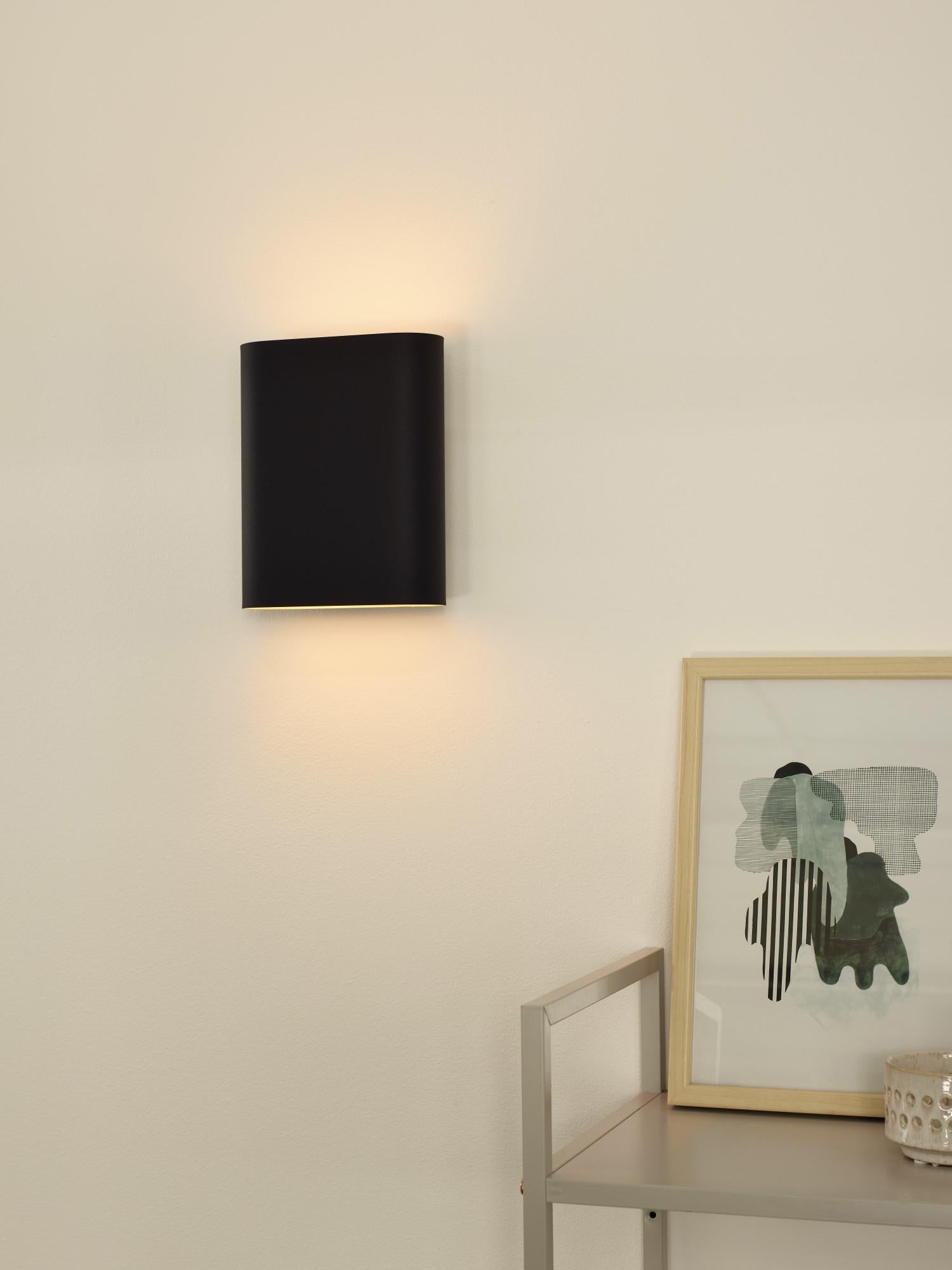 OVALIS - Wall light - 2xE14 - Black