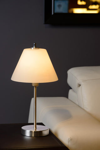 TOUCH - Table lamp - Ø 22 cm - 1xE14 - Matt chrome