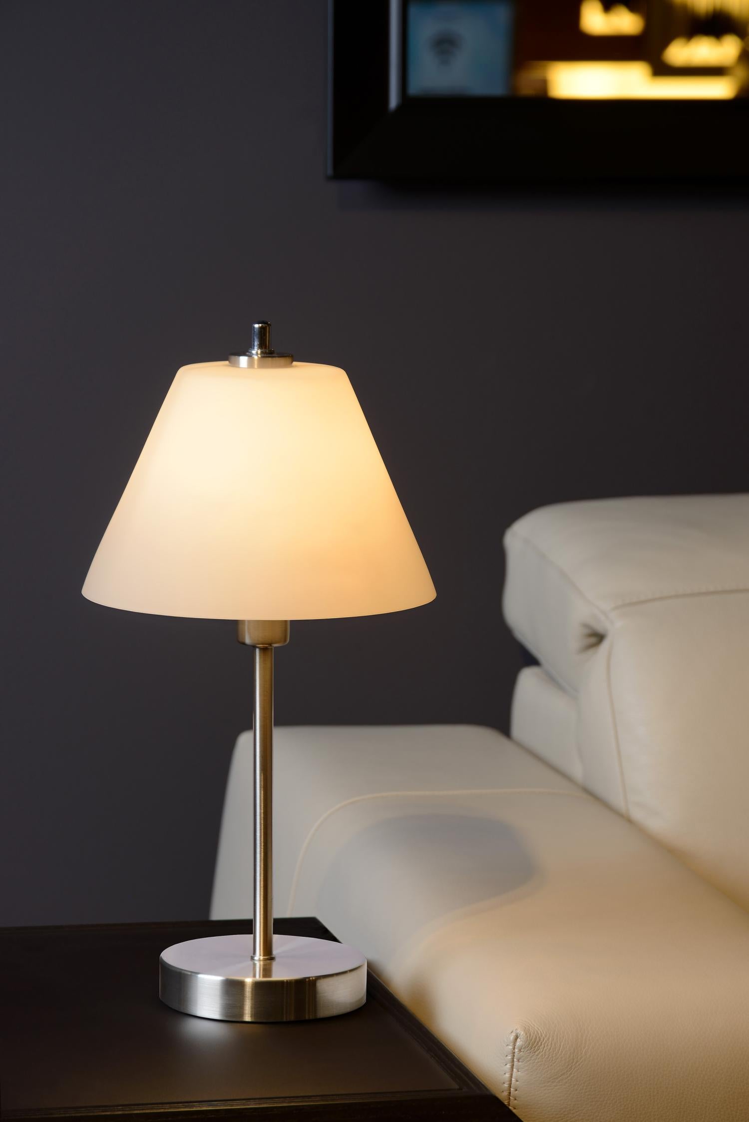 TOUCH - Table lamp - Ø 22 cm - 1xE14 - Matt chrome