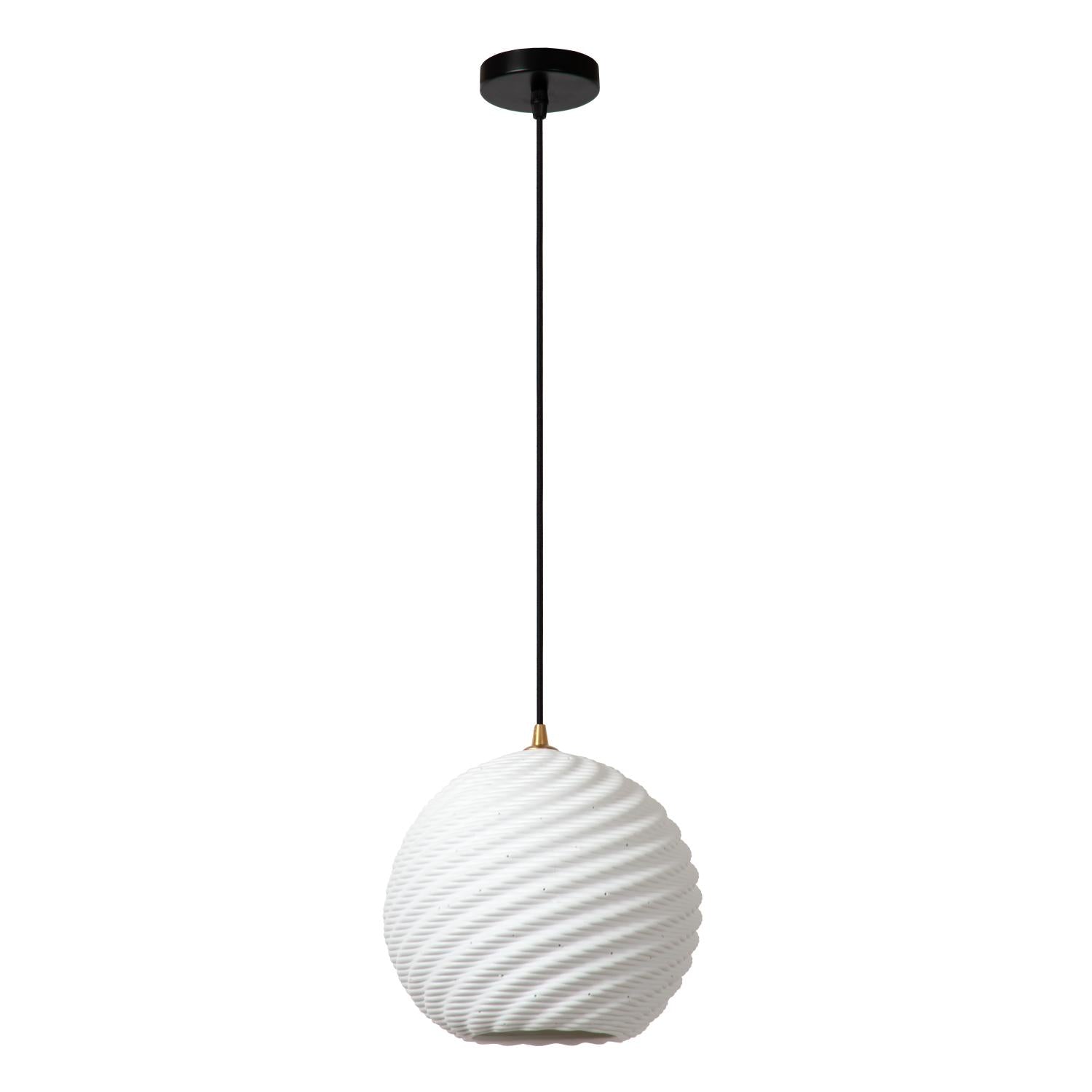 BINA - Suspension - Ø 25 cm - 1xE27 - Blanc