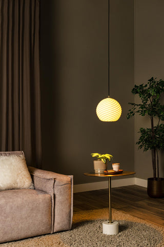 BINA - Suspension - Ø 25 cm - 1xE27 - Blanc