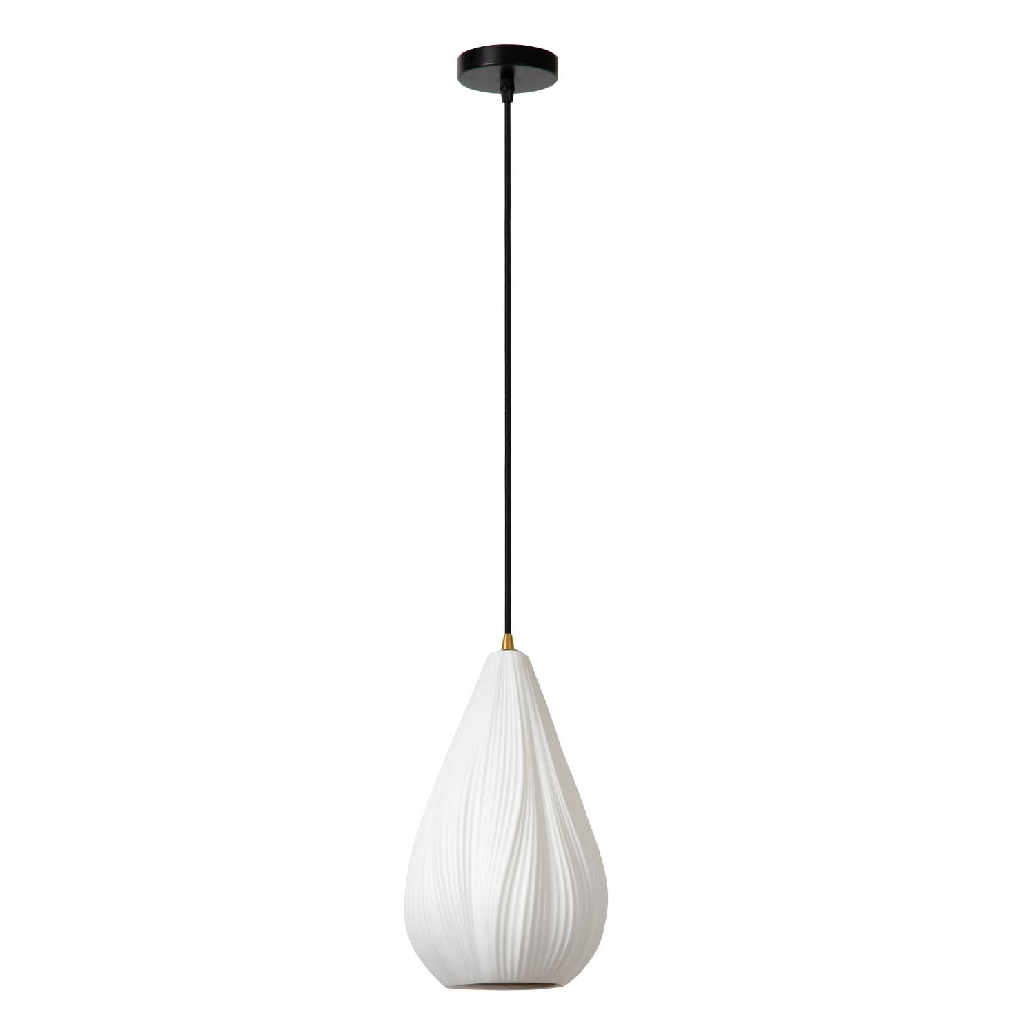 CINZIA - Hanglamp - Ø 18,3 cm - 1xE27 - Wit