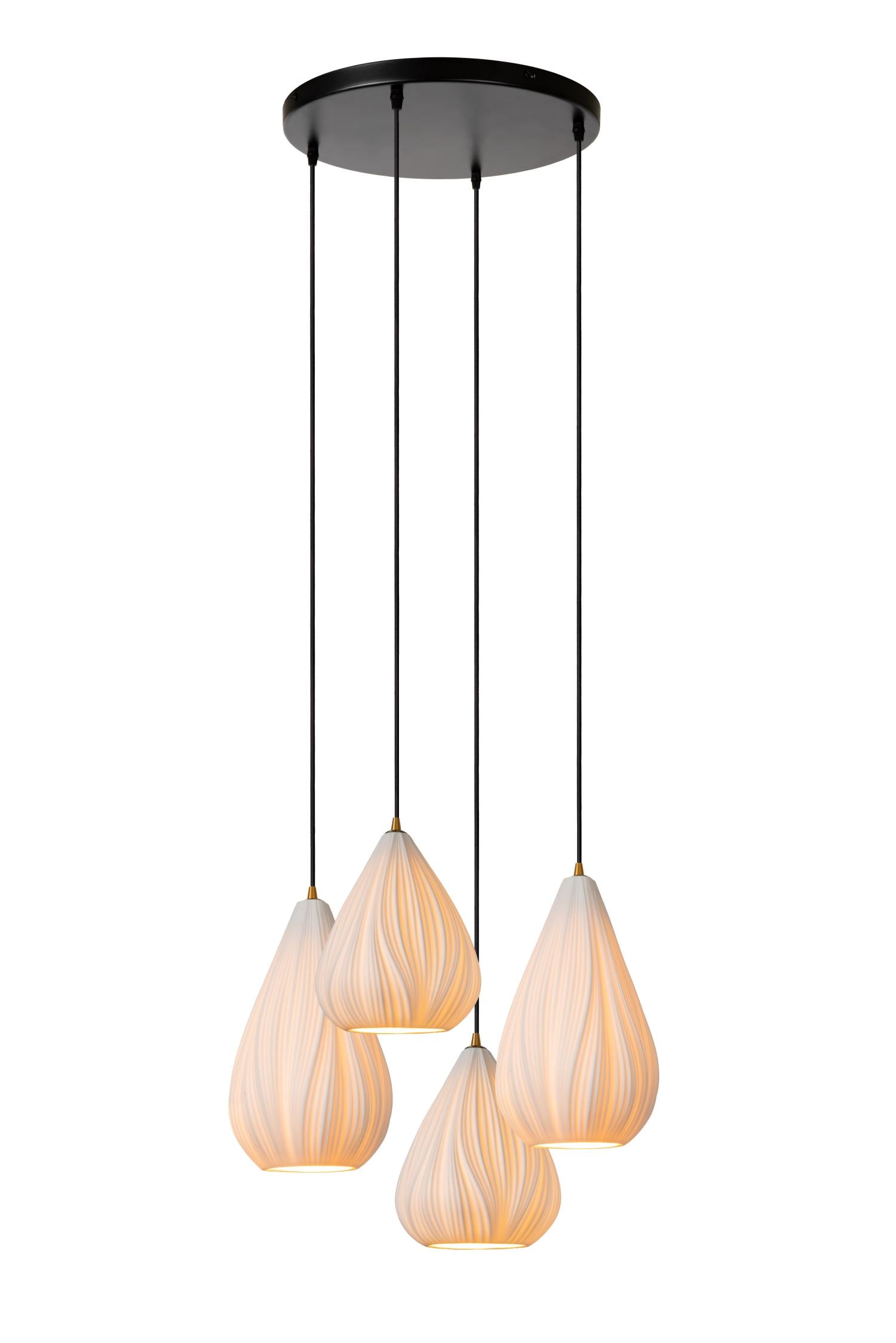 CINZIA - Suspension - Ø 55,5 cm - 4xE27 - Blanc