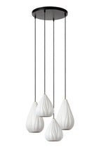 CINZIA - Suspension - Ø 55,5 cm - 4xE27 - Blanc