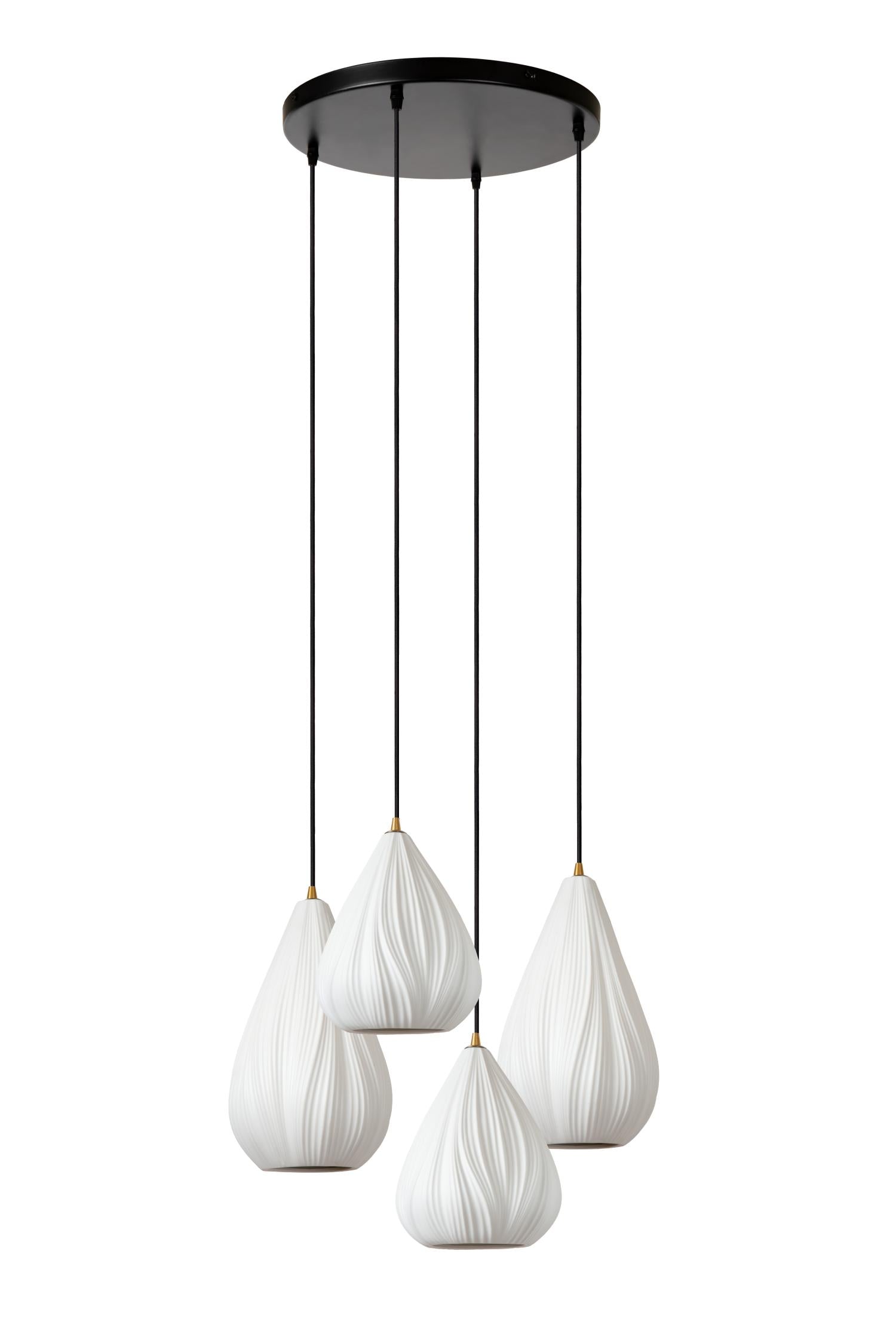 CINZIA - Suspension - Ø 55,5 cm - 4xE27 - Blanc
