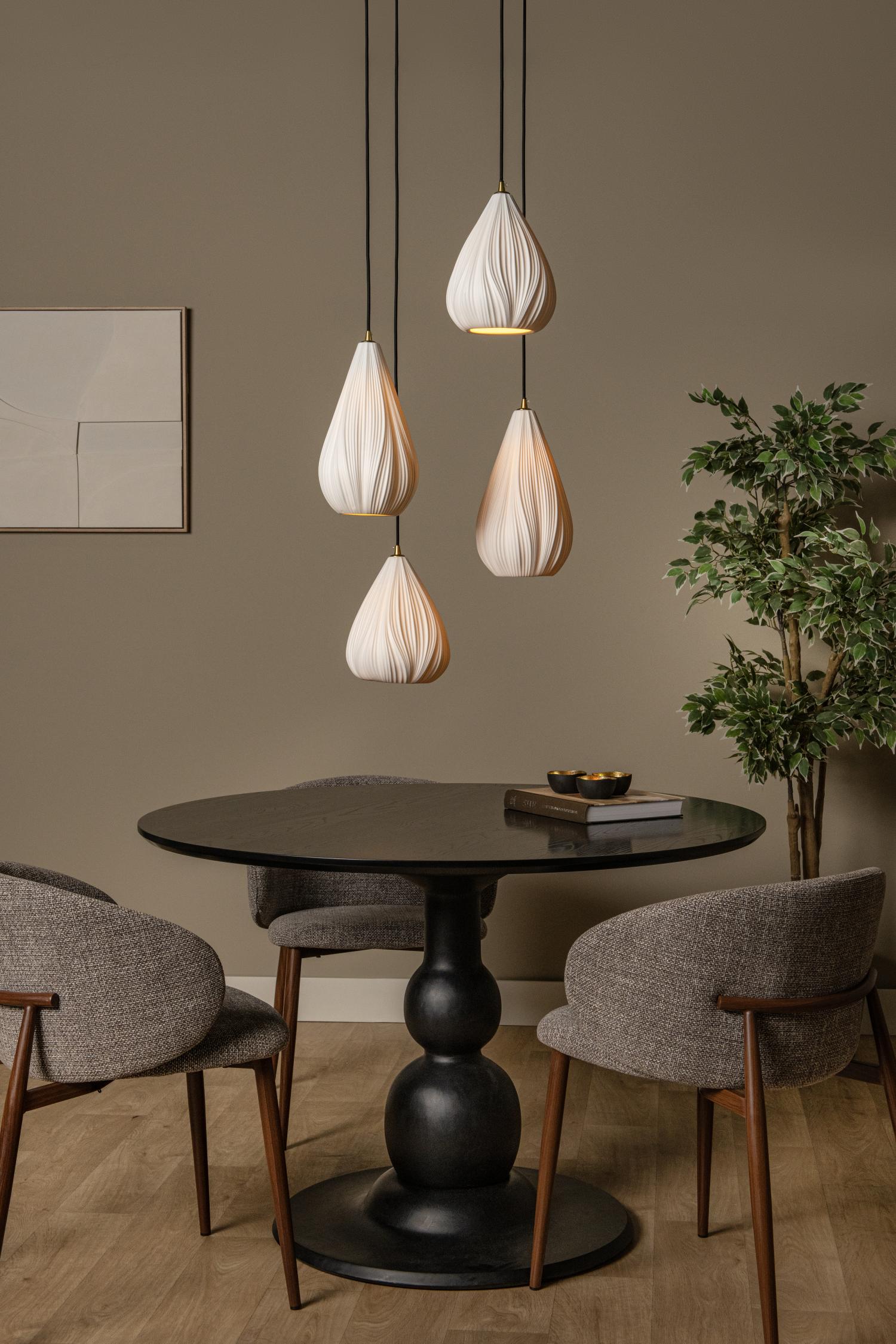CINZIA - Suspension - Ø 55,5 cm - 4xE27 - Blanc