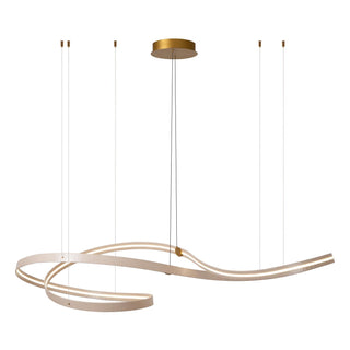 SLALOM - Hanglamp - LED Dimb. - CCT - 1x80W 2200K/4000K - Beige