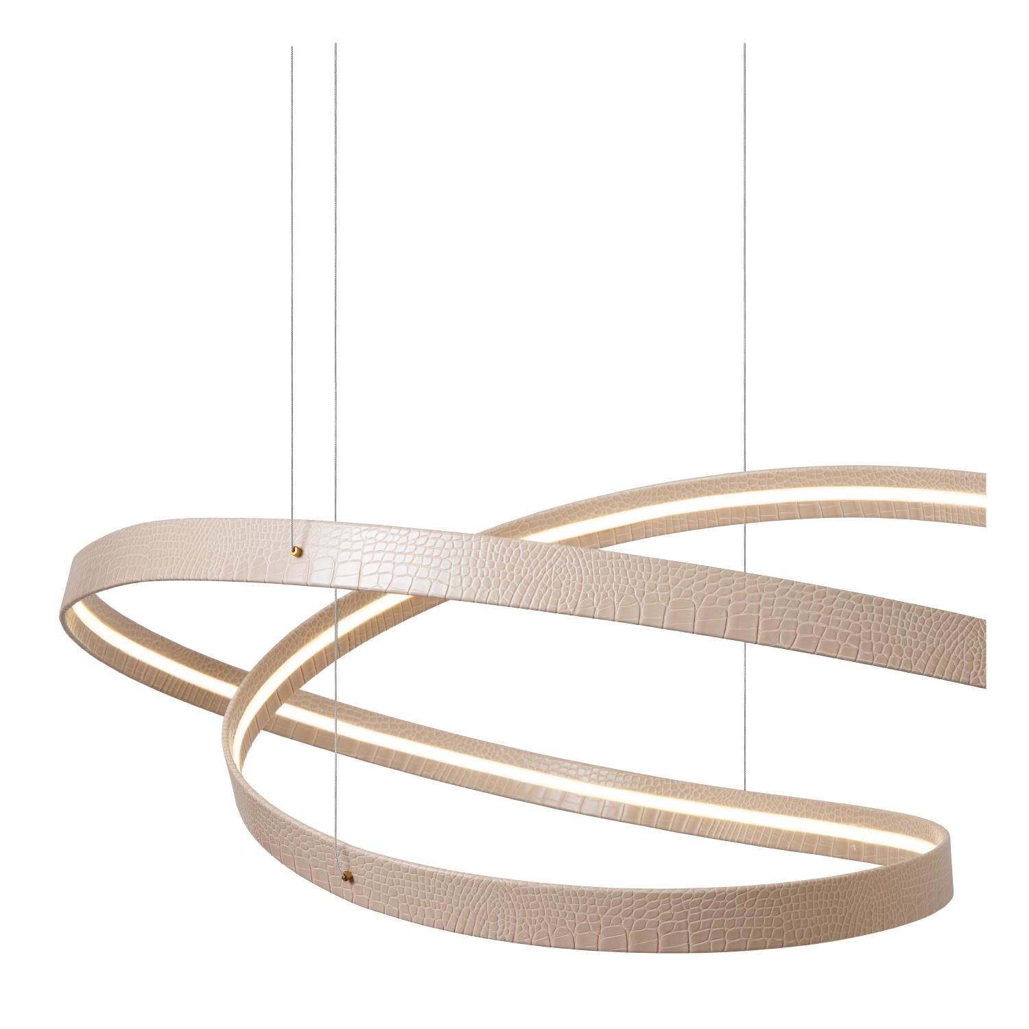 SLALOM - Hanglamp - LED Dimb. - CCT - 1x80W 2200K/4000K - Beige