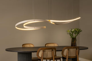 SLALOM - Hanglamp - LED Dimb. - CCT - 1x80W 2200K/4000K - Beige