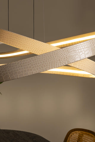 SLALOM - Hanglamp - LED Dimb. - CCT - 1x80W 2200K/4000K - Beige